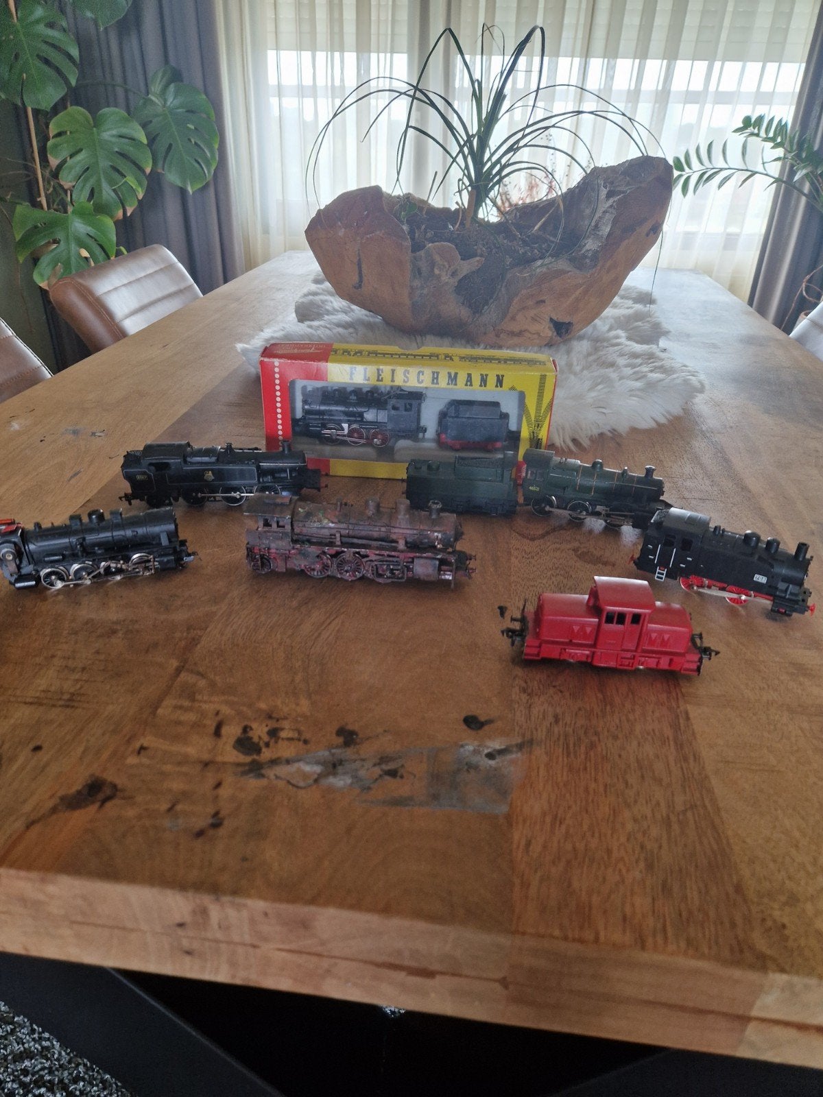 Diverse modeltreinen en locomotieven (Fleischmann), Ophalen of Verzenden, Gebruikt, Locomotief, Fleischmann