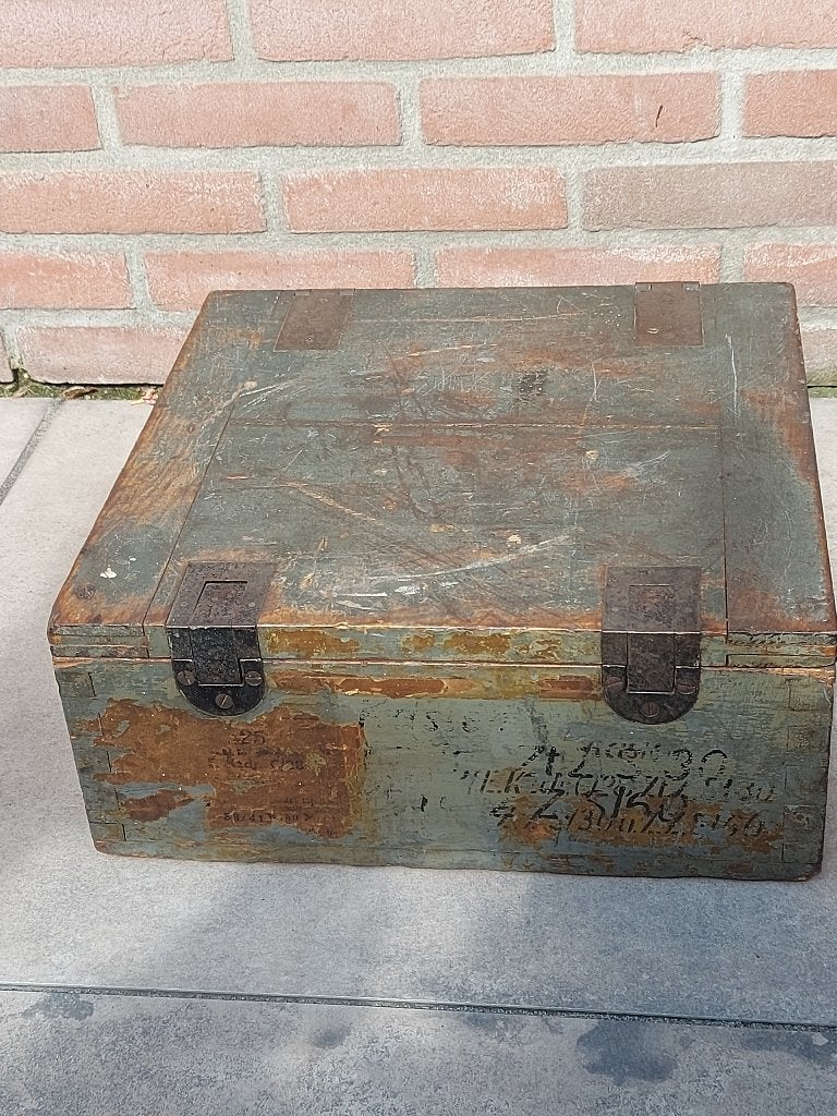 Duitse houten munitiekist voor ontstekers Kriegsmarine WO2, Ophalen, Marine, Duitsland, Kist of Geocache