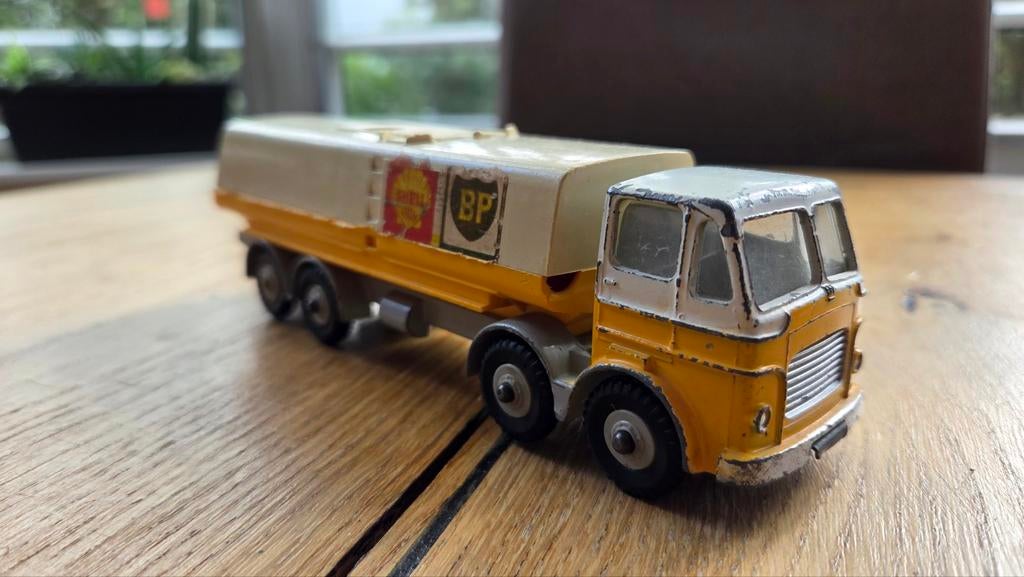 Oude Dinky Super Toys Leyland Octopus tanker BP Shell 944, Verzenden, Gebruikt, Bus of Vrachtwagen, Dinky Toys