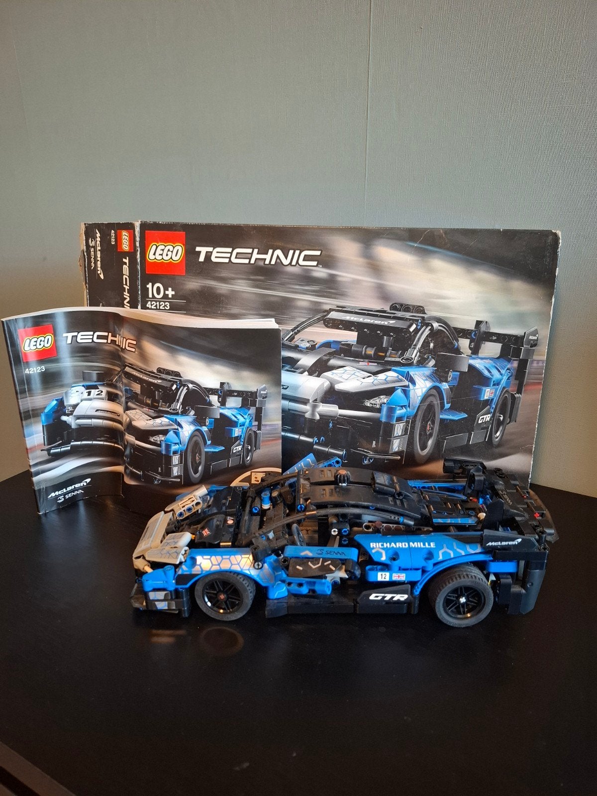 LEGO Technic 42123 McLaren Senna GTR (incl. doos en boekje), Ophalen of Verzenden, Gebruikt, Overige merken