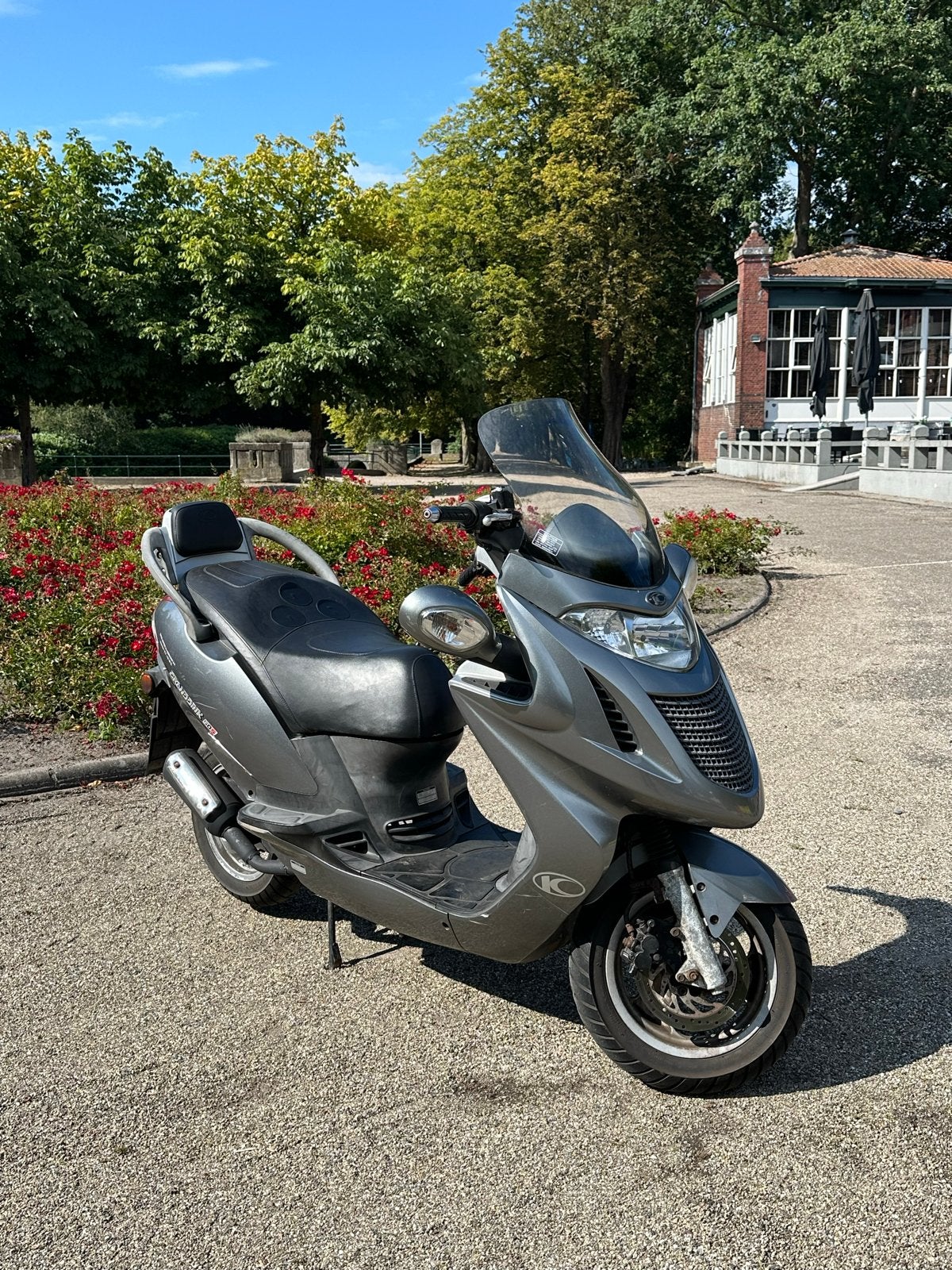 Kymco Grand Dink 50cc 2T Geel Kenteken - Loopt 70/75, Ophalen, Tweetakt, Gebruikt, Overige modellen