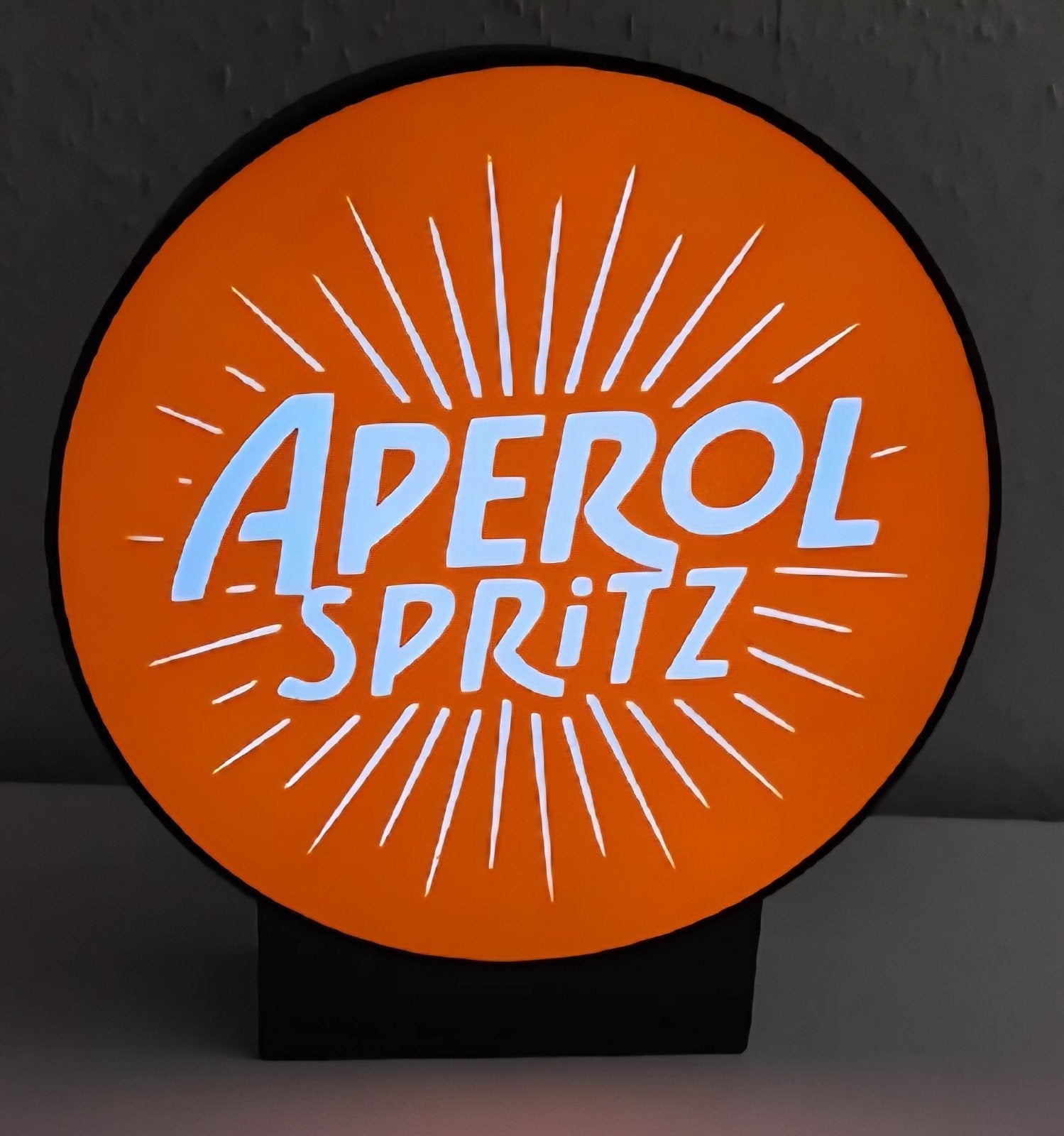 Aperol Spritz LED Licht Reclame Bar Decoratie, Ophalen of Verzenden, Zo goed als nieuw