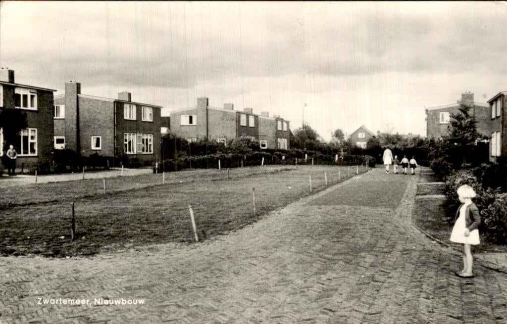 Zwartemeer - Nieuwbouw - Woonhuizen, Verzamelen, Ophalen of Verzenden, 1960 tot 1980, Gelopen, Drenthe