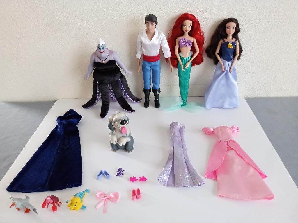 Disney Store Little Mermaid - Princess ARIEL Gift Set, Ophalen of Verzenden, Nieuw, Pop