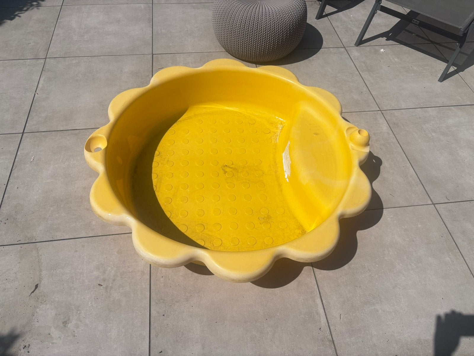 Gratis badje/zandbak schelp, Ophalen, Gebruikt