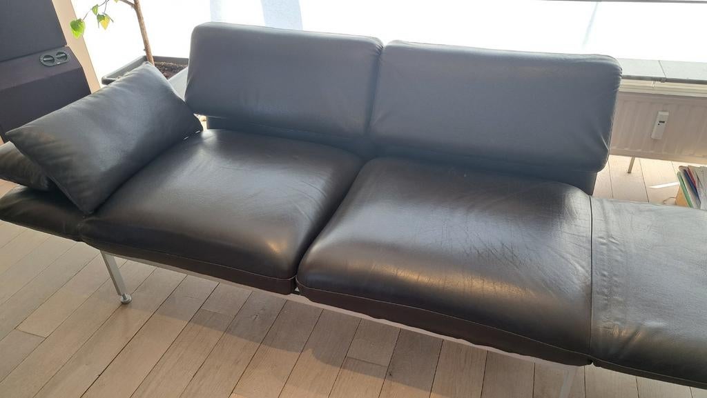 Brühl Roro design zetel – leder – verstelbaar – topmechanism, Ophalen, 75 tot 100 cm