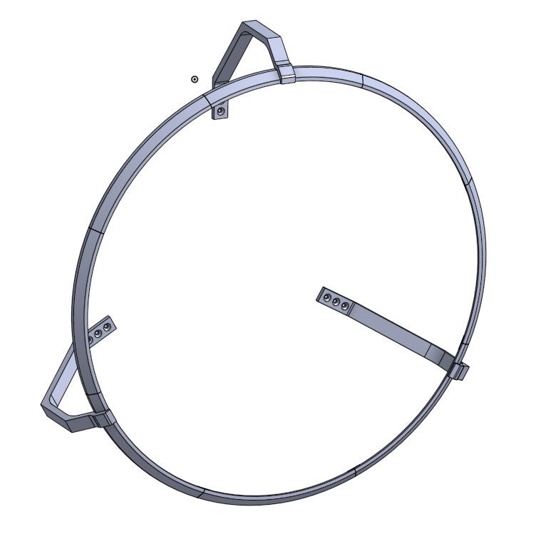Dartsbord verlichting (cirkel) - diverse afmetingen 3D print, Ophalen of Verzenden, Nieuw, Filament