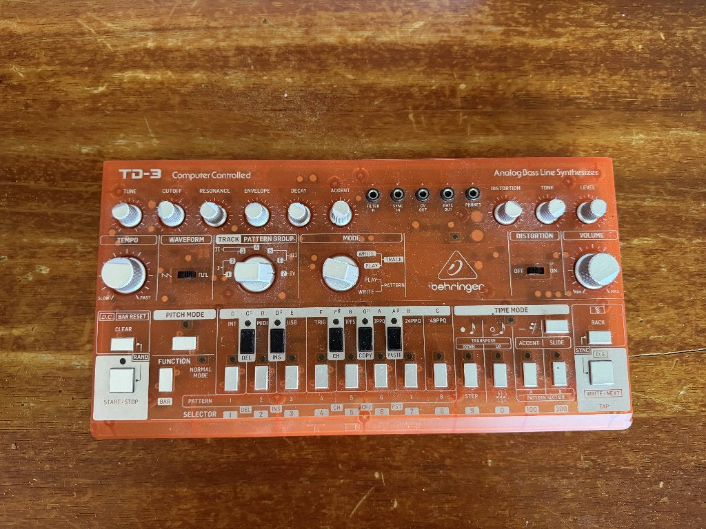Behringer TD-3-TG analoge bassline synth – acid / 303-style, Ophalen of Verzenden, Zo goed als nieuw, Overige aantallen, Overige merken