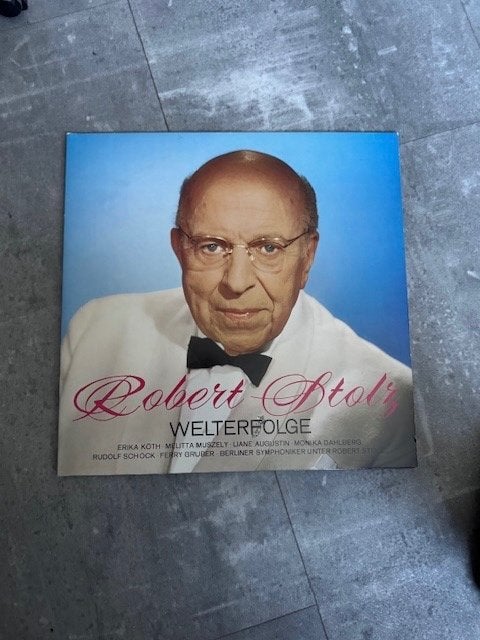 LP Robert Stolz, Welterfolge, Cd's en Dvd's, Vinyl | Klassiek, LP, Gebruikt, Overige typen, Inclusief binnenhoes