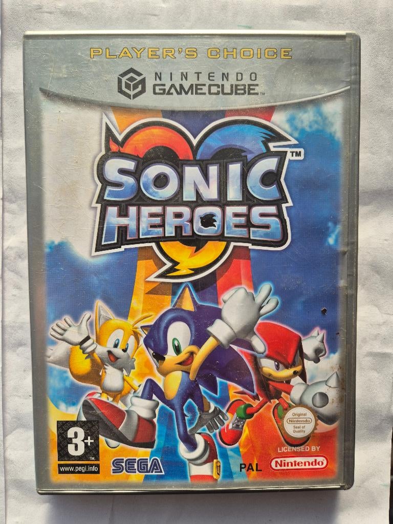 SONIC HEROES, Spelcomputers en Games, Games | Nintendo GameCube, Gebruikt, 1 speler, Racen en Vliegen, Ophalen of Verzenden