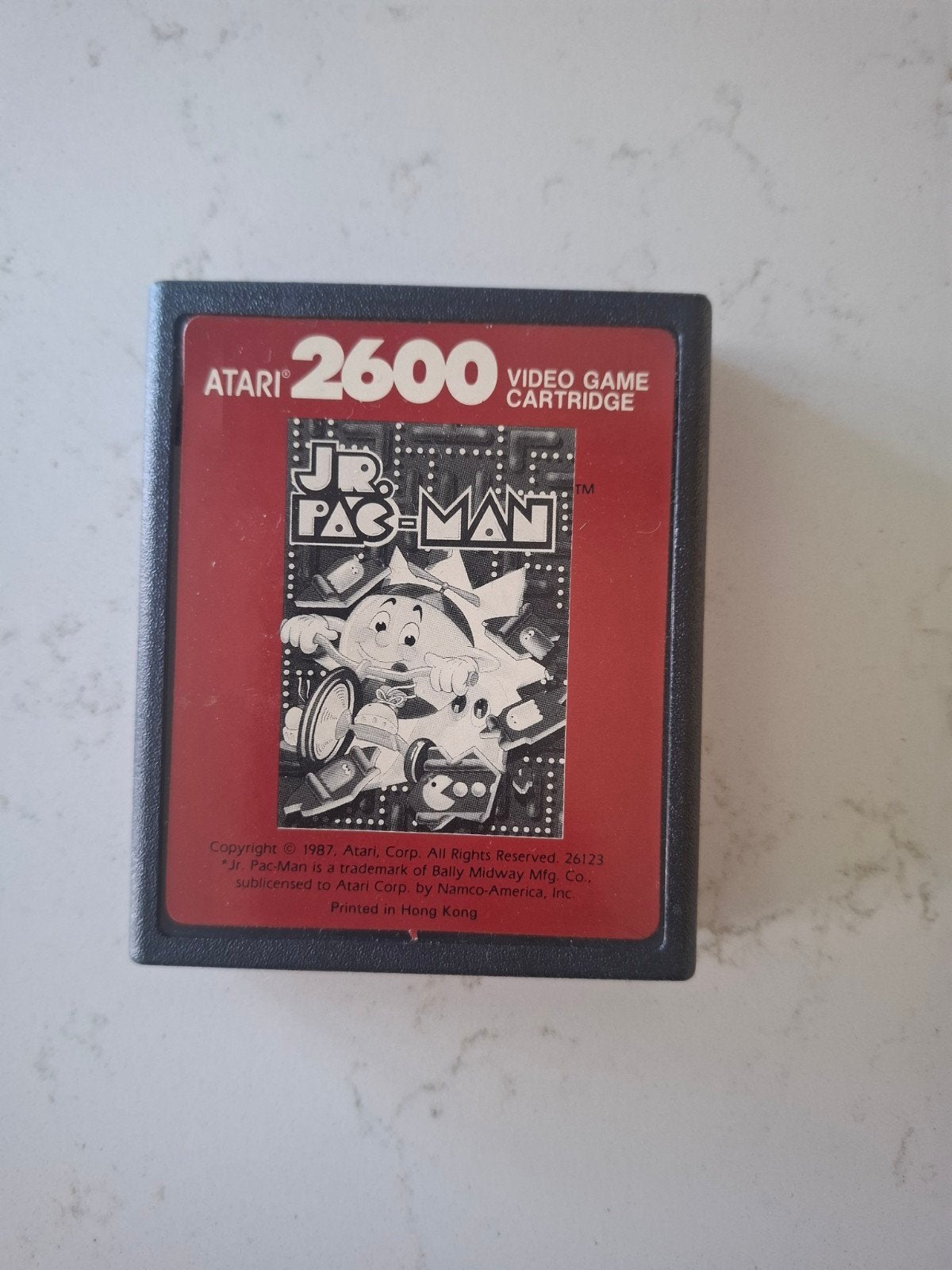 Atari 2600 Jr. Pac-Man Videogame Cartridge, Spelcomputers en Games, Games | Atari, 1 speler, Ophalen of Verzenden, Atari 2600