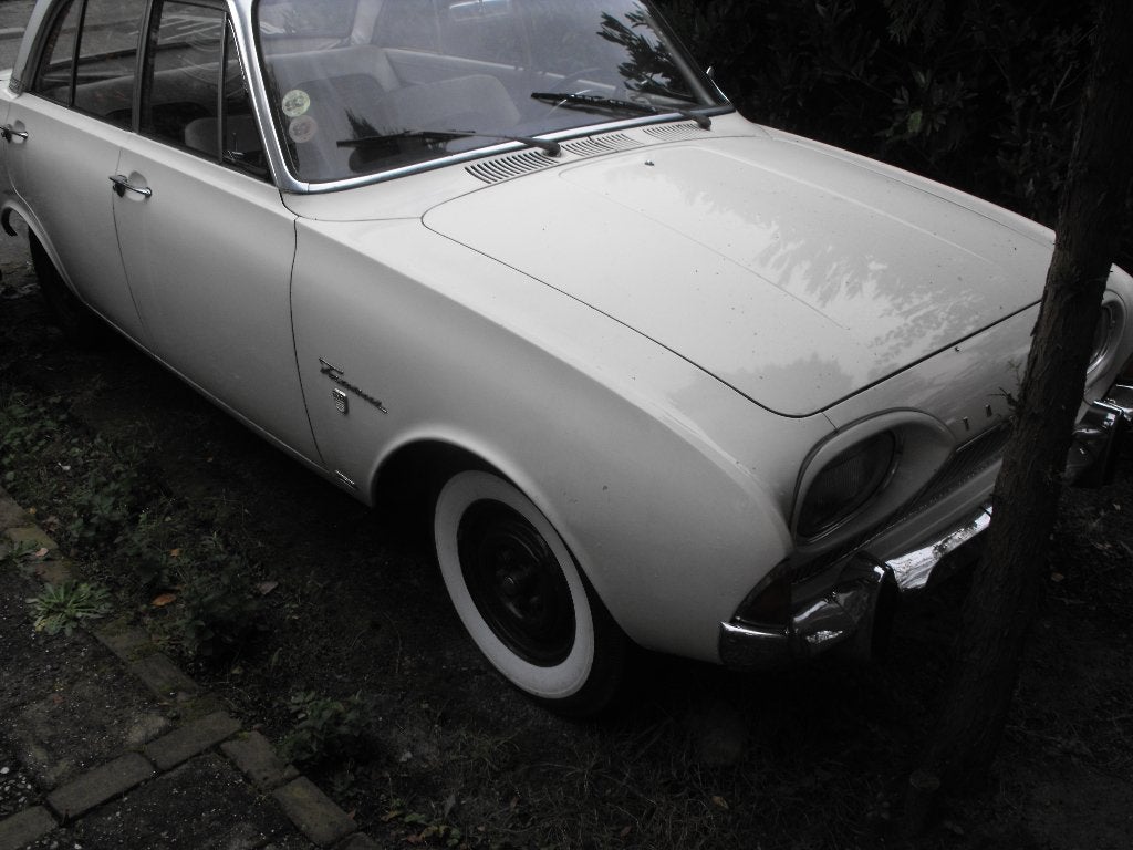 Ford Taunus, Auto's, Achterwielaandrijving, 1600 cc, Wit, Handgeschakeld