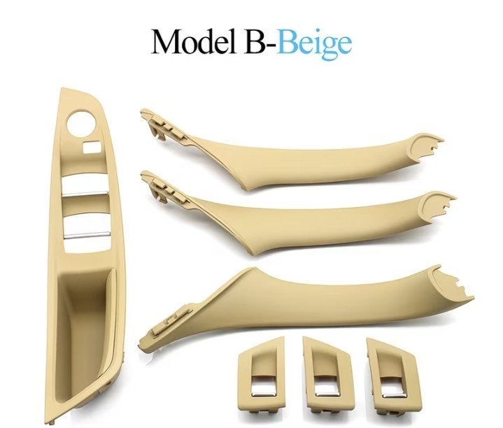 BMW 5-serie F10 F11 Deurpaneel Handgreep Set Beige, Auto-onderdelen, Ophalen of Verzenden, Nieuw, BMW