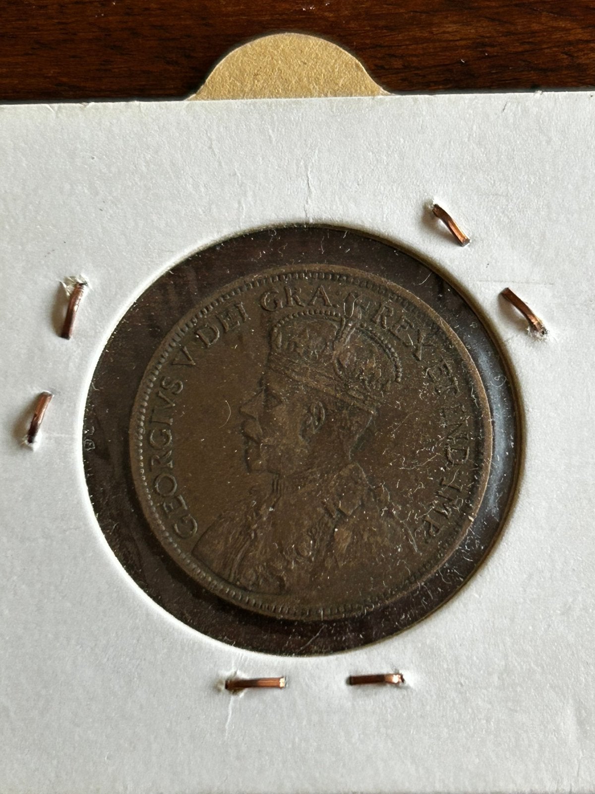 Canada 1 Large Cent 1916 - Koning George V brons, Ophalen of Verzenden, Noord-Amerika