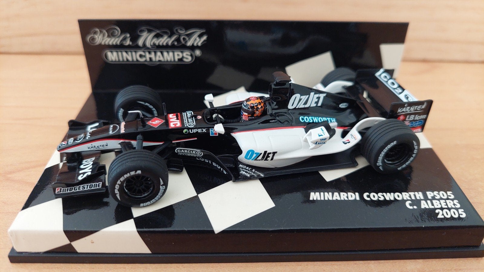 Minardi Cosworth PS05 - C. Albers - Minichamps 1:43, Ophalen of Verzenden, Zo goed als nieuw, Auto, MiniChamps