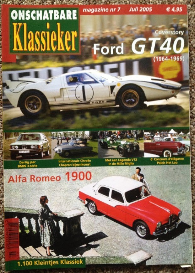 OKM: Ford GT40, Alfa 1900, BMW 3 (E21), Citroen DS Chapron, Ophalen of Verzenden, Zo goed als nieuw, Mercedes