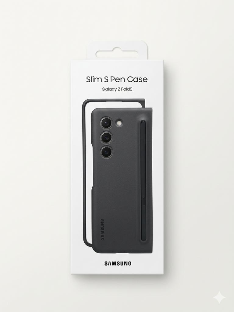 Samsung Slim S Pen Case voor Galaxy Z Fold 5 - Zwart, Samsung, Hoesje of Tasje, Ophalen of Verzenden, Nl@samsung.nl