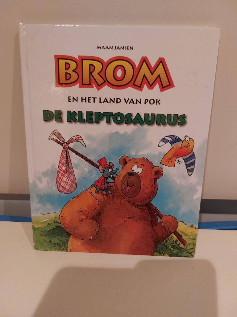boek:  Brom en het land van Pok de Kleptosaurus, 40 pagina's, Boeken, Gelezen, Fictie algemeen, Maan Jansen, Ophalen of Verzenden