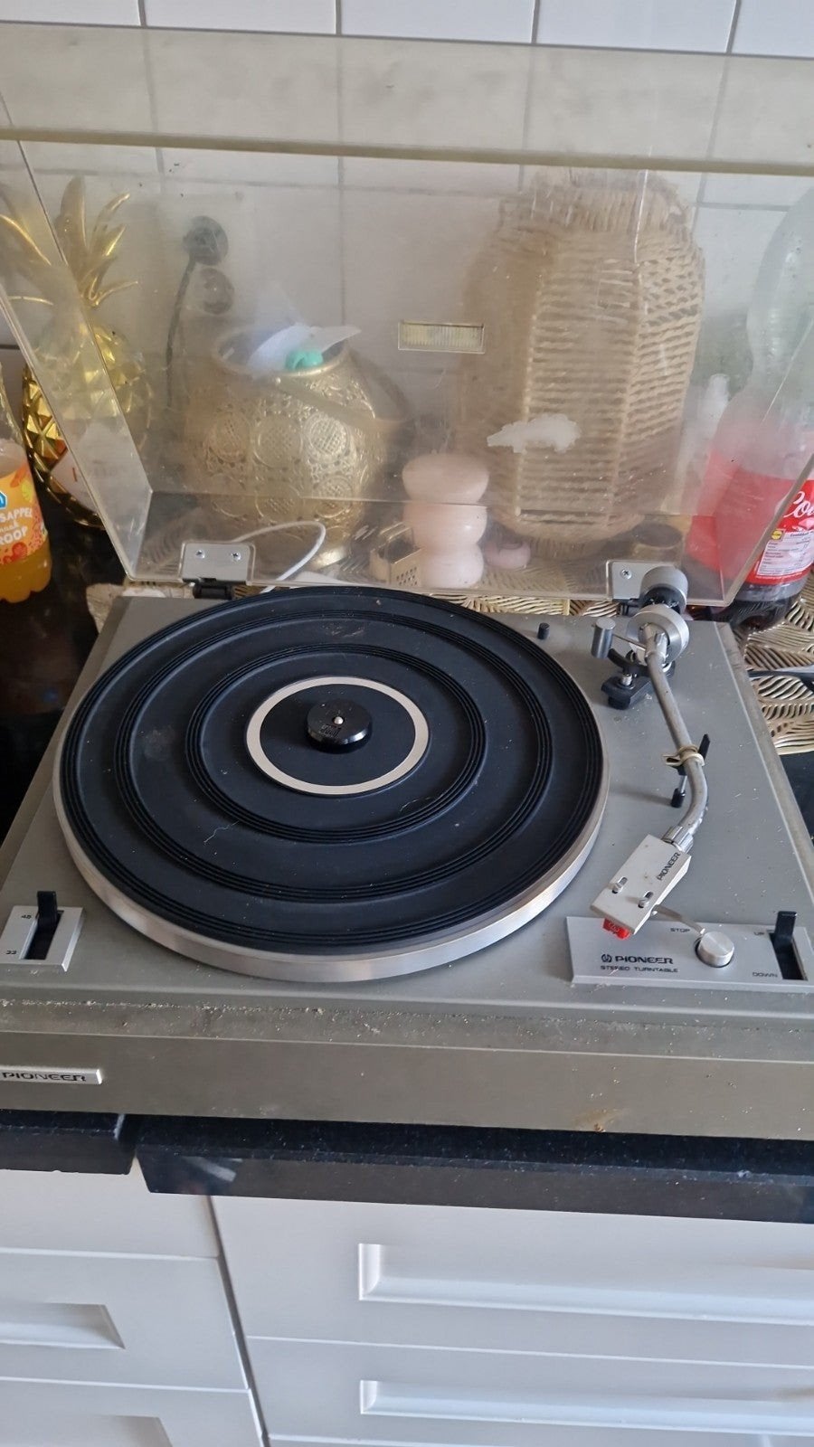 Vintage Pioneer Platenspeler - Klassiek Geluid, Ophalen of Verzenden, Gebruikt, Platenspeler, Pioneer