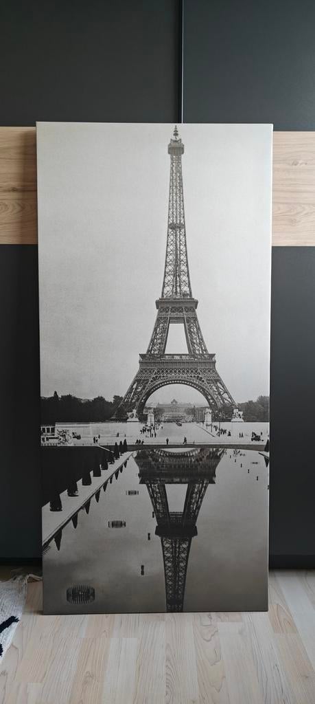 Ikea PJÄTTERYD Canvas Eiffeltoren, Huis en Inrichting, Ophalen, 75 tot 100 cm, 75 cm of meer, Print