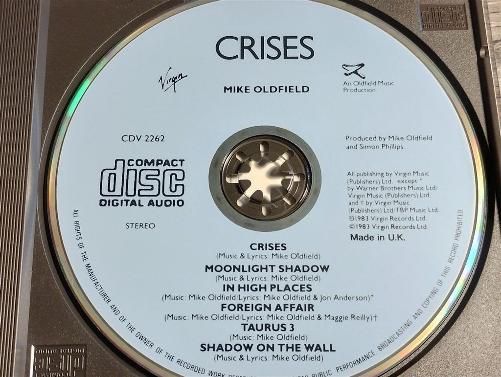 Mike Oldfield ‎– Crises, Ophalen of Verzenden, Zo goed als nieuw, Poprock