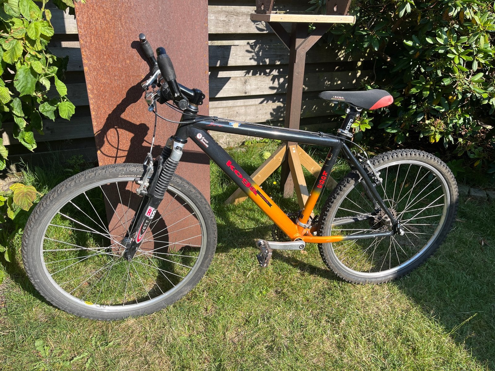 Koga Miyata Mountainbike - Zwart/Oranje, Gebruikt, Hardtail, 45 tot 49 cm, Ophalen