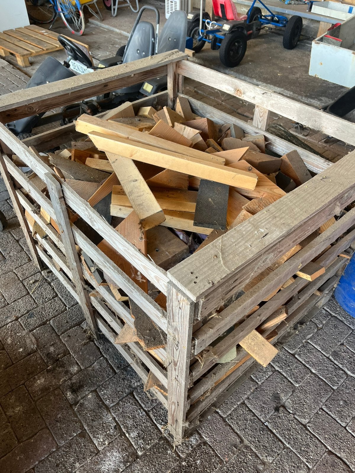 Kachelhout, Minder dan 3 m³, Ophalen