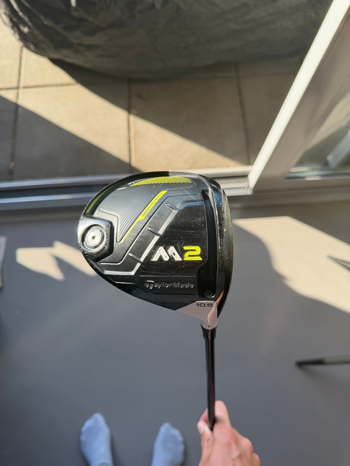 TaylorMade M2 Driver 10,5 – TM1-217 Stiff shaft, Sport en Fitness, Golf, Ophalen of Verzenden, Zo goed als nieuw, Club