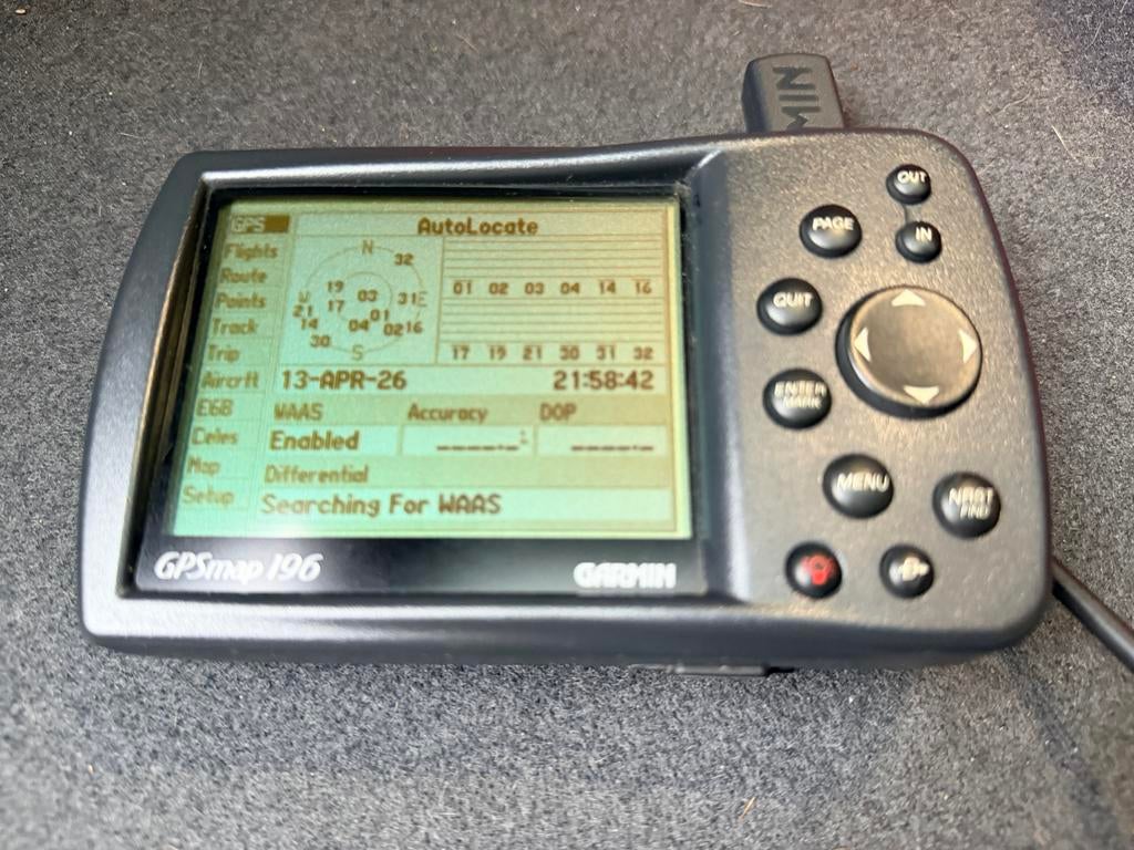 Garmin GPSmap 196 Aviation GPS, Auto diversen, Autonavigatie, Gebruikt, Ophalen of Verzenden