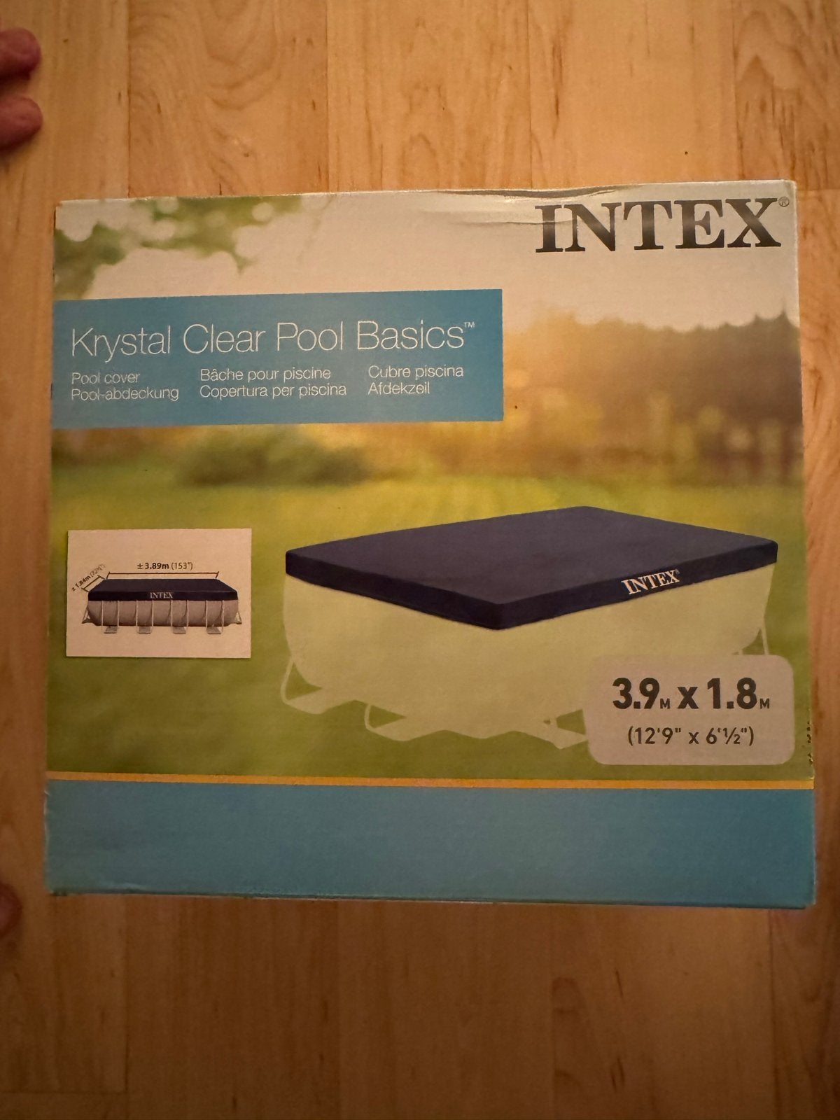 Intex Krystal Clear Pool Basics Afdekzeil 3.9 x 1.8M, Ophalen of Verzenden, Nieuw, Afdekzeil