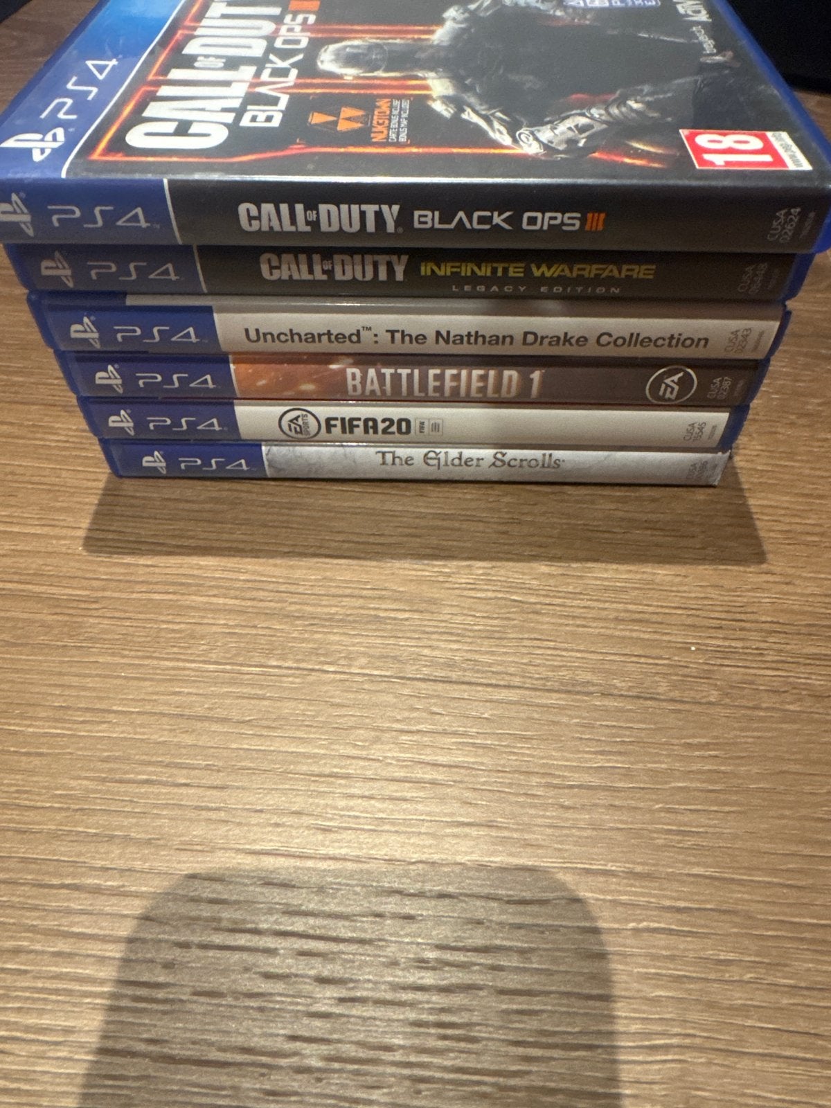 PS4 Games Bundel: Call of Duty, Uncharted, Battlefield, FIFA, Online, Gebruikt, Vanaf 18 jaar, Shooter