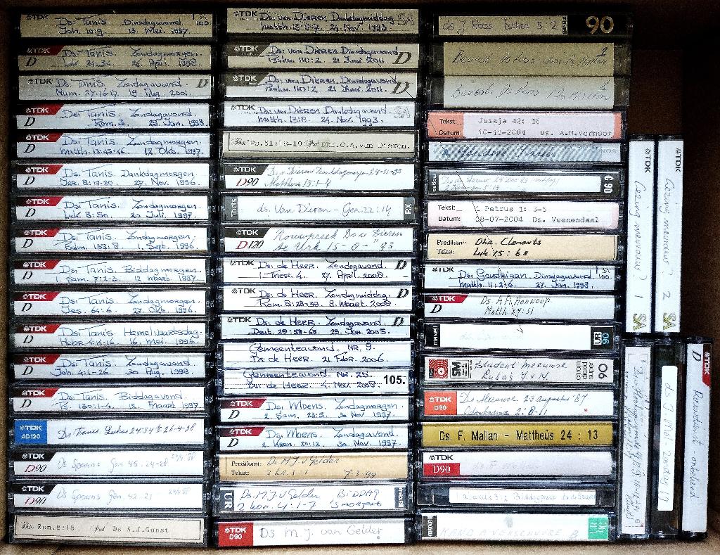 Partij 57 Cassettebandjes Preken Gereformeerde Gemeente, Gebruikt, Ophalen of Verzenden, Voorbespeeld, Religie en Gospel