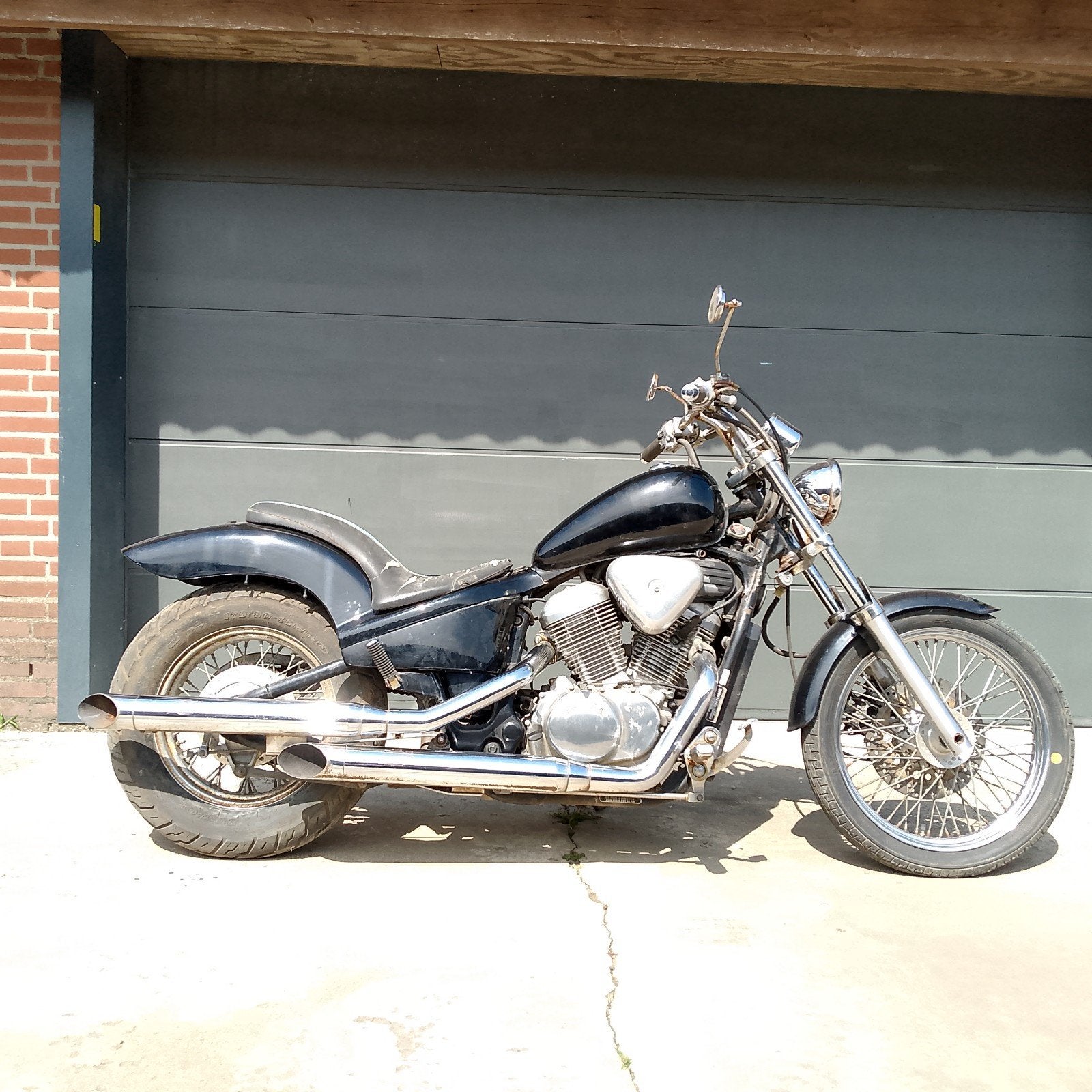 Honda Shadow Vt 600 loop sloop Hongaars kenteken, Ophalen, Gebruikt