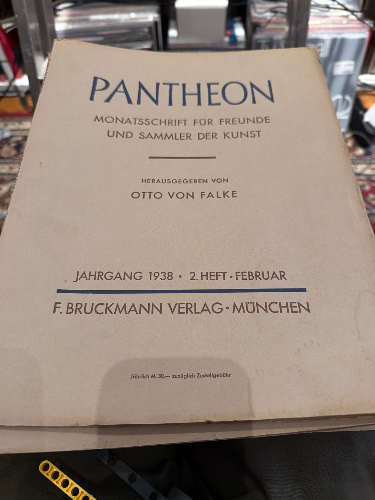 Pantheon kunsttijdschrift 1937-1939 - 14 delen, Ophalen of Verzenden, Gelezen, Overige onderwerpen