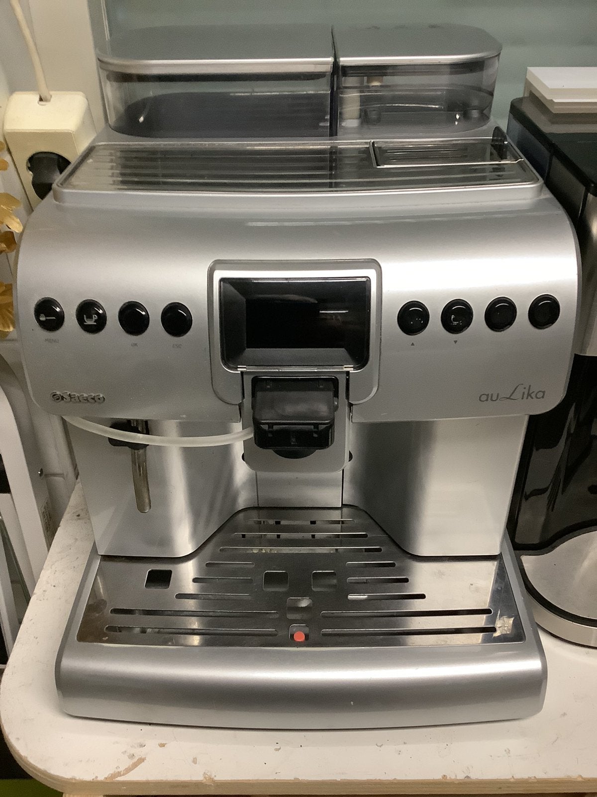 Koffiemachine, Gebruikt, Koffiemachine, Gemalen koffie, Ophalen