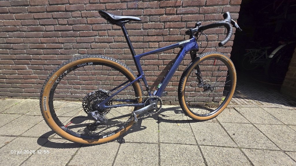 Cannondale Topstone Lefty 3 AXS Carbon gravelbike, Carbon, Minder dan 49 cm, 15 tot 20 versnellingen, Schijfrem