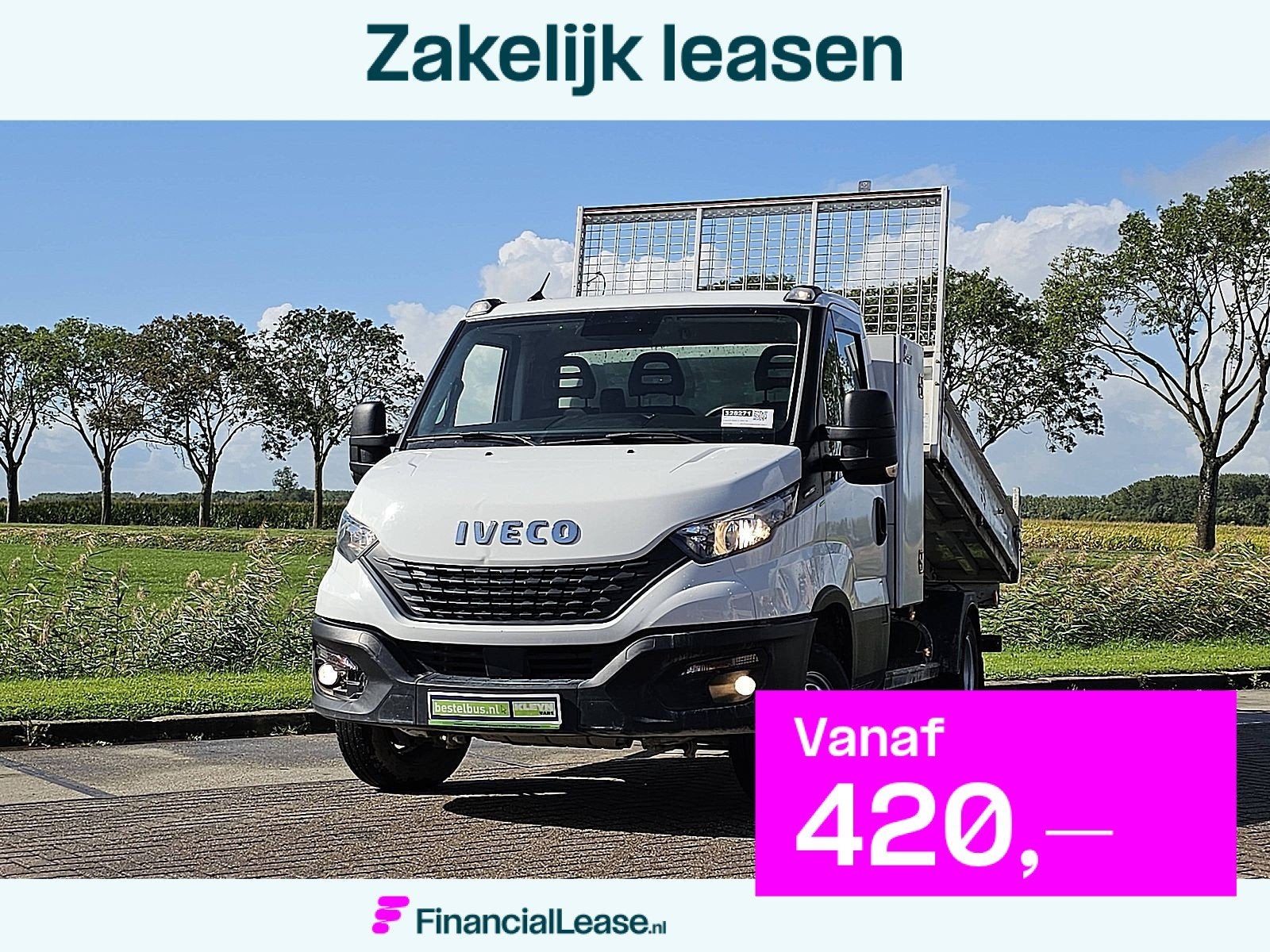 IVECO DAILY 35C16 3.0ltr kipper kist !, Gebruikt, Euro 6, 2959 kg, Iveco