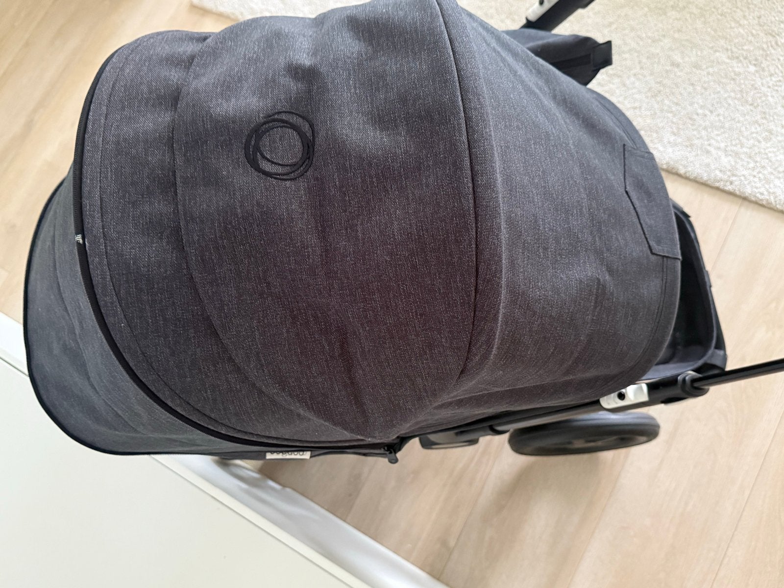 Bugaboo Donkey 5 Duo - Donkergrijs/Zwart met accessoires, Ophalen, Gebruikt, Combiwagen, Duowagen