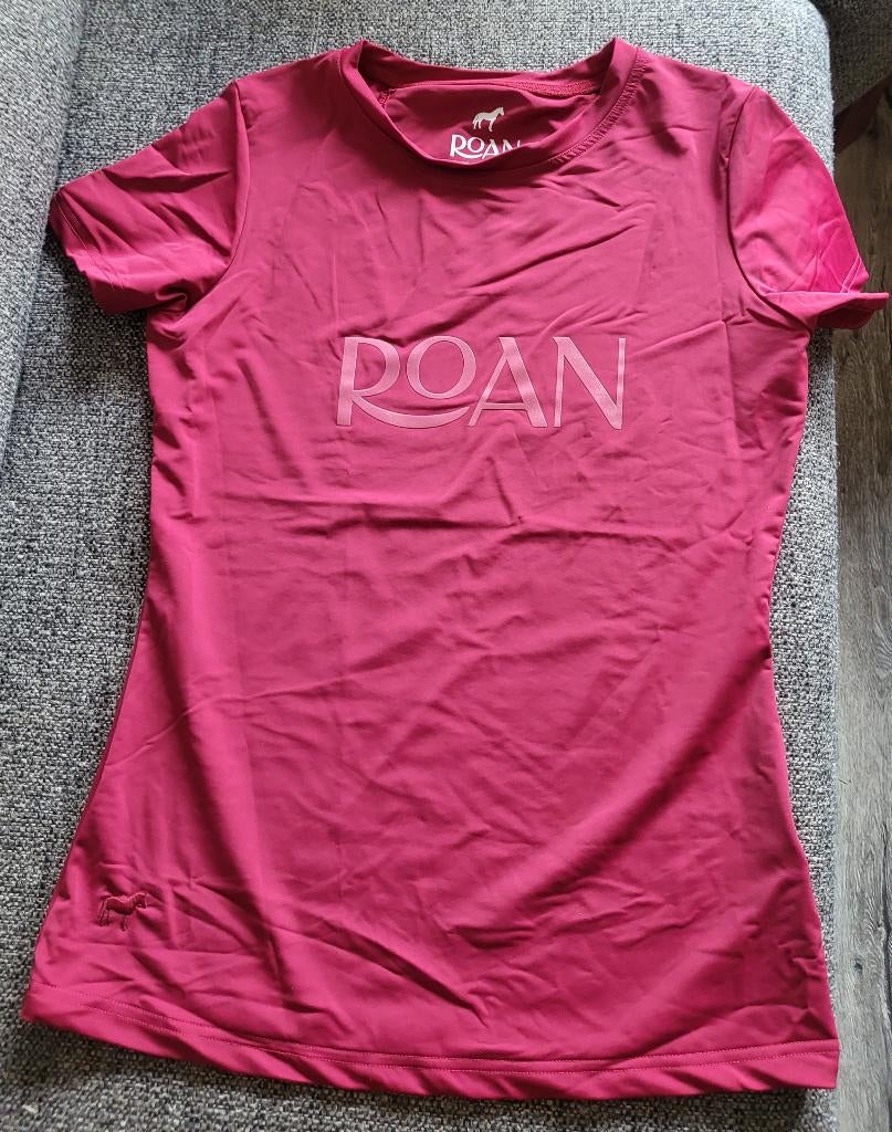 (Paardrij)t-shirt Roan wijnrood/roze maat S - nieuw, Ophalen of Verzenden, Dames, Bovenkleding, Nieuw