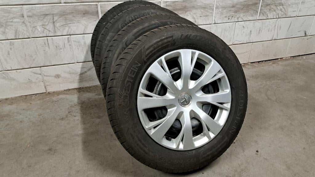 Zomerbanden 308 2008 307 Partner C4Cactus Berlingo 195/65/15, Gebruikt, 15 inch, Banden en Velgen, Ophalen of Verzenden