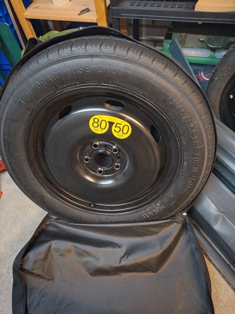 thuiskomer / reservewiel vw Tiguan, Ophalen, 18 inch, Overige, Gebruikt