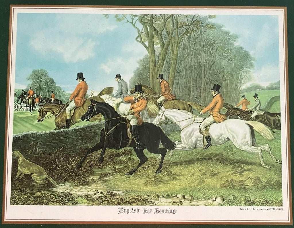 Pimpernel bordtablet English for hunting, Antiek en Kunst, Verzenden