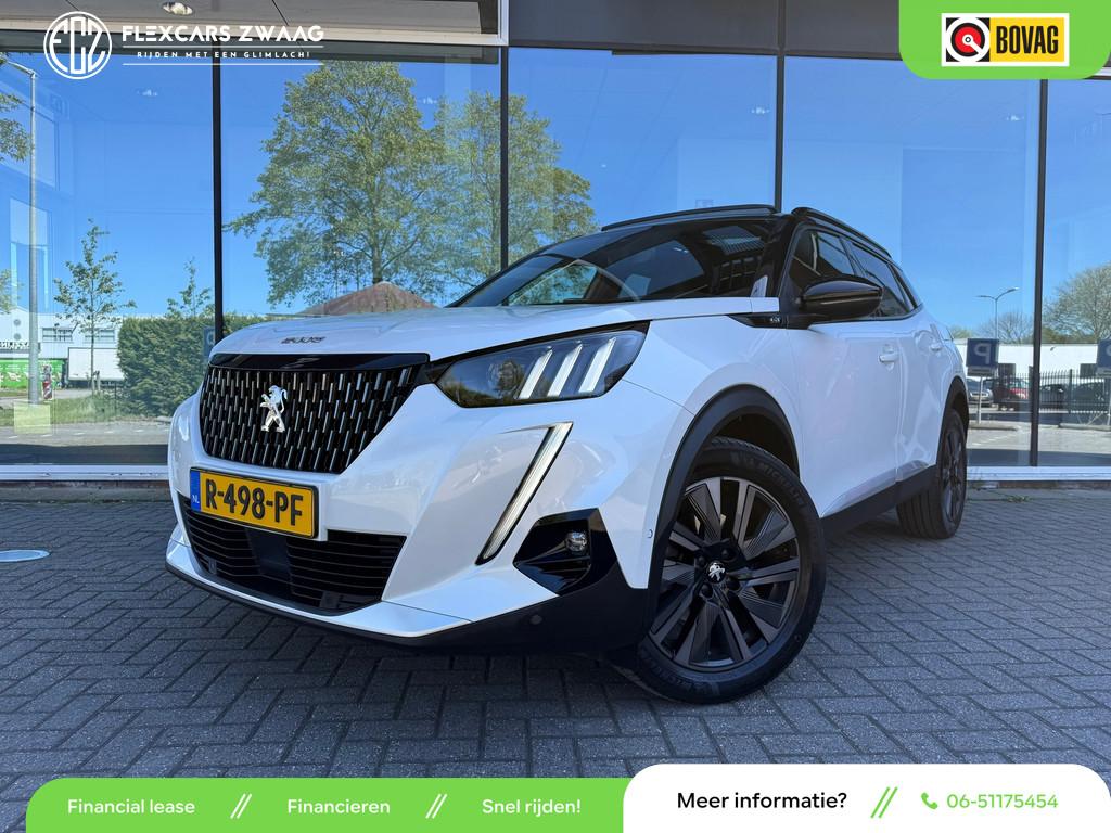 Peugeot 2008 1.2 Turbo 155 GT Pack - Automaat - Navi - Pano/, Gebruikt, 1199 cc, Wit, 3 cilinders