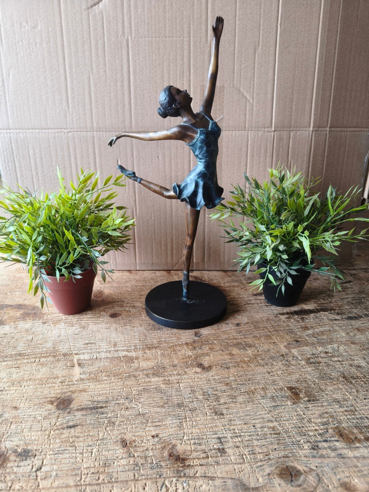 Prachtig Bronzen sculptuur Ballerina, Ophalen of Verzenden, Brons