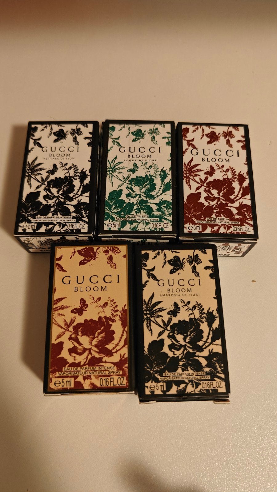 Mini Parfums Gucci bloom  5 x 5ml, Ophalen of Verzenden, Nieuw
