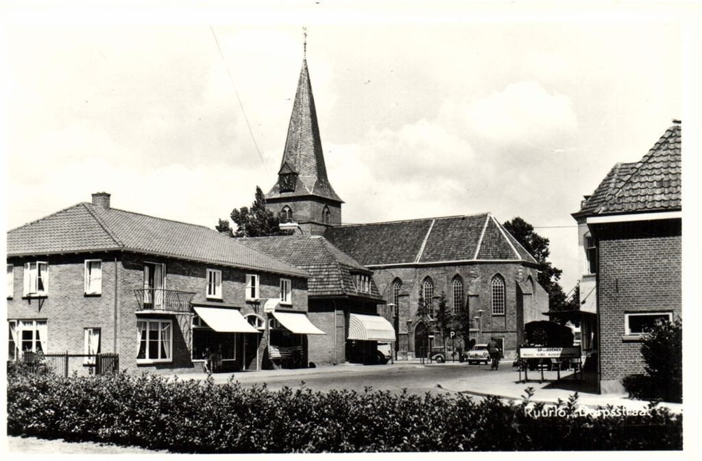 Ruurlo, Dorpsstraat - ongelopen, Ophalen of Verzenden, 1960 tot 1980, Ongelopen, Gelderland