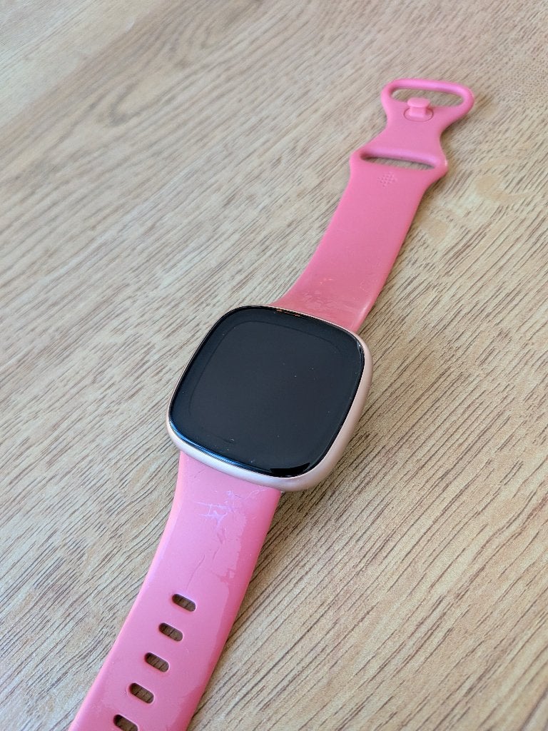 Fitbit Versa 4, Ophalen of Verzenden, Zo goed als nieuw, Zwart, Android