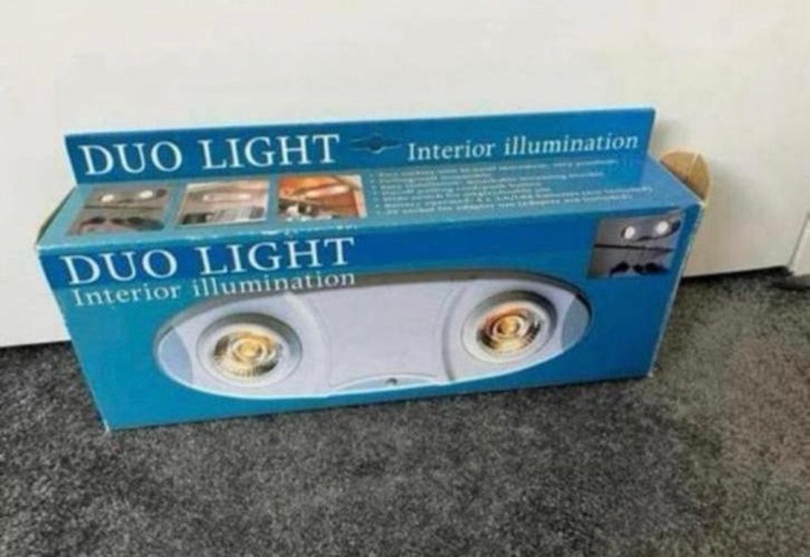 NIEUW - Duo lamp, Caravans en Kamperen, Ophalen of Verzenden, Nieuw