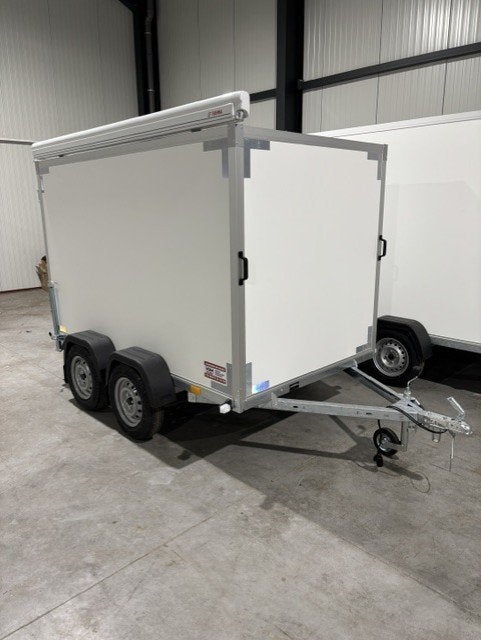 gesloten aanhangwagen 258x150x150 - met luifel, Ophalen, Nieuw