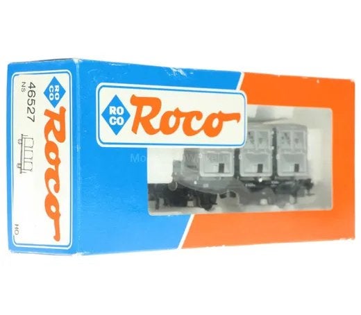 Gezocht Roco 46527 laadkistwagon, Gelijkstroom, Wagon, Ophalen of Verzenden, Zo goed als nieuw
